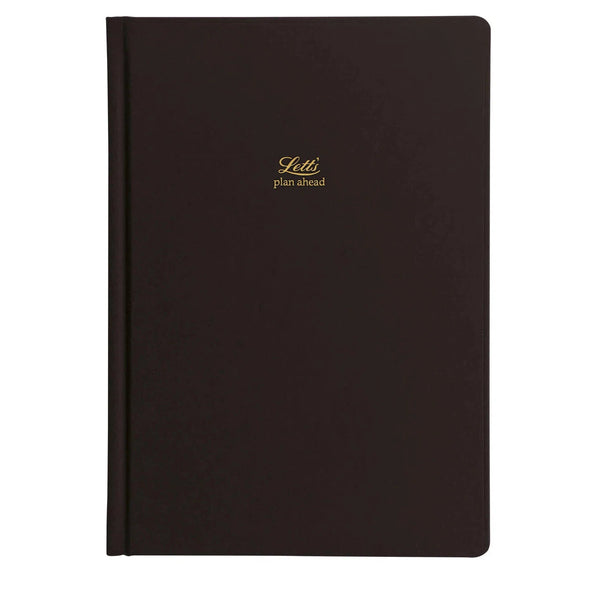 LTT Icon A5 Agenda Perpétuel 5 ans-Agenda-Letts-Noir-Papeterie du Dôme