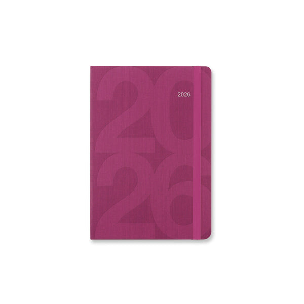 Letts Agenda Block A6 Semainier-Agenda-Letts-2026-Pink-Papeterie du Dôme