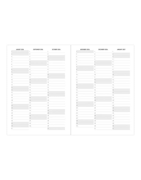 Letts Agenda Conscious Evergreen A5 Semaine/2p Académique-Agenda-Letts-Papeterie du Dôme