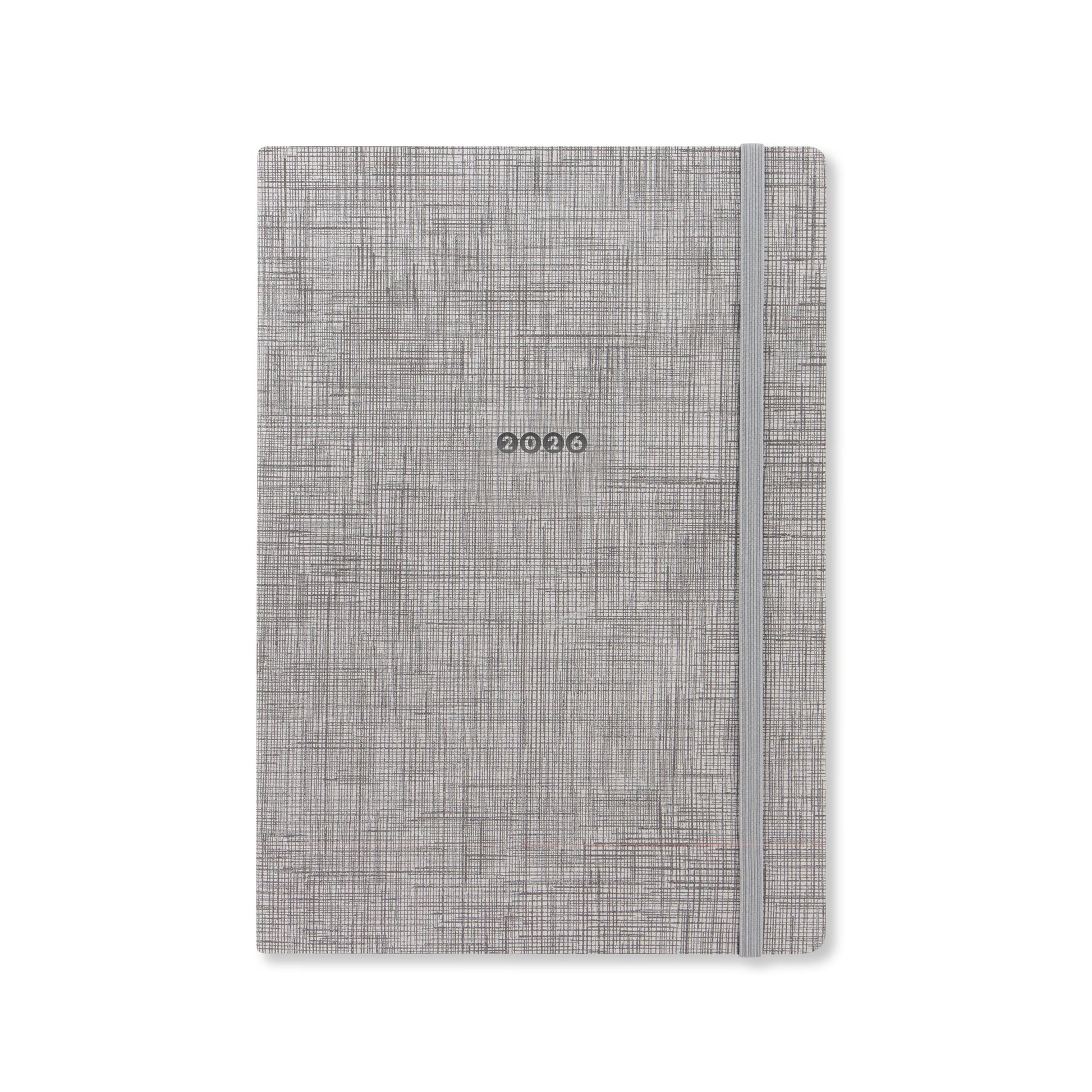 Letts Agenda Edge A5 Semainier + Note-Agenda-Letts-2026-Gris-Papeterie du Dôme