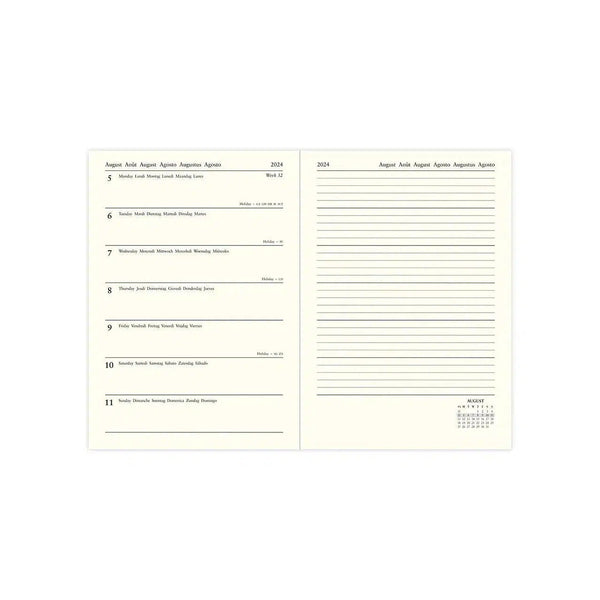 Letts Agenda Edge A5 Semainier + Note-Agenda-Letts-Papeterie du Dôme