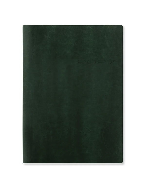 Letts Agenda Lecassa A5 Semainier-Agenda-Letts-2027-British Racing Green-Papeterie du Dôme
