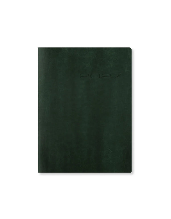 Letts Agenda Lecassa A6+ Journalier-Agenda-Letts-2027-British Racing Green-Papeterie du Dôme