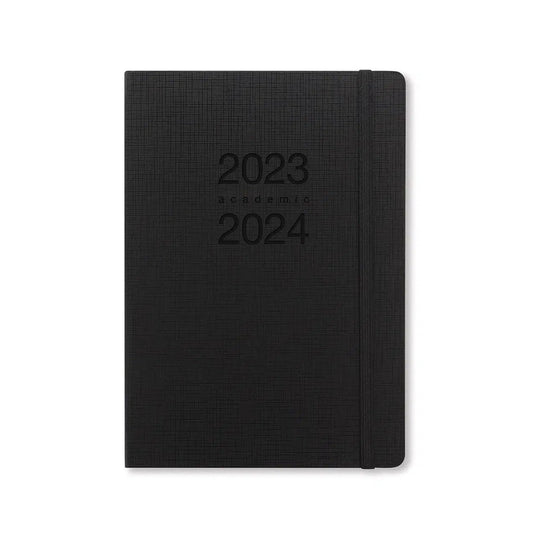 Letts Agenda Memo A5 Journalier Scolaire-Agenda-Letts-2023-2024-Noir-Papeterie du Dôme