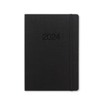 Letts Agenda Memo A5 Semainier-Agenda-Letts-2024-Noir-Papeterie du Dôme