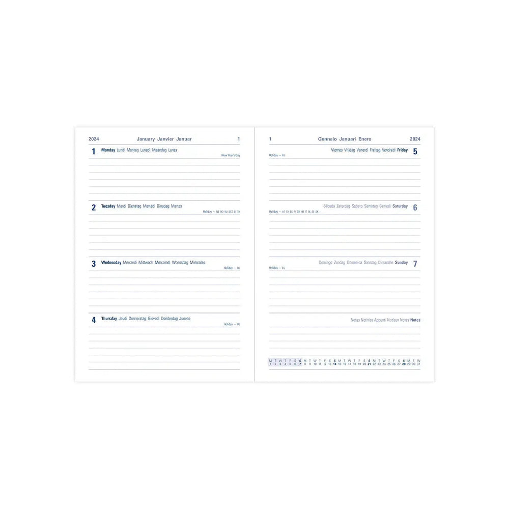 Letts Agenda Memo A5 Semainier-Agenda-Letts-Papeterie du Dôme