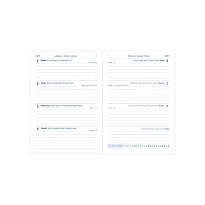 Letts Agenda Memo A5 Semainier-Agenda-Letts-Papeterie du Dôme