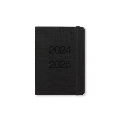 Letts Agenda Memo A6 Semainier Académique-Agenda-Letts-2024-2025-Noir-Papeterie du Dôme