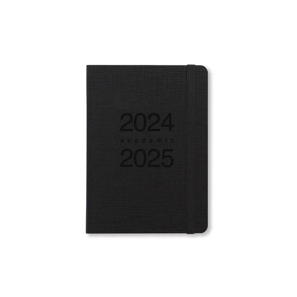 Letts Agenda Memo A6 Semainier Académique-Agenda-Letts-2024-2025-Noir-Papeterie du Dôme