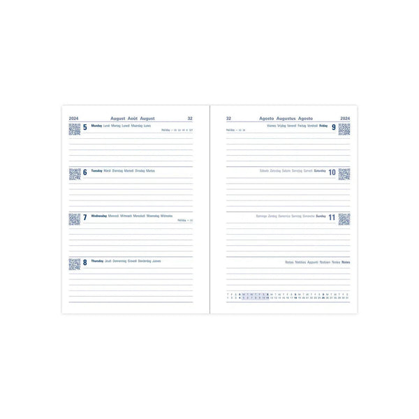 Letts Agenda Memo A6 Semainier Académique-Agenda-Letts-Papeterie du Dôme