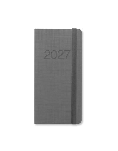 Letts Agenda Memo Slim Semainier-Agenda-Letts-2027-Gris-Papeterie du Dôme