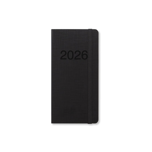 Letts Agenda Memo Slim Semainier à l'Italienne-Agenda-Letts-2026-Noir-Papeterie du Dôme
