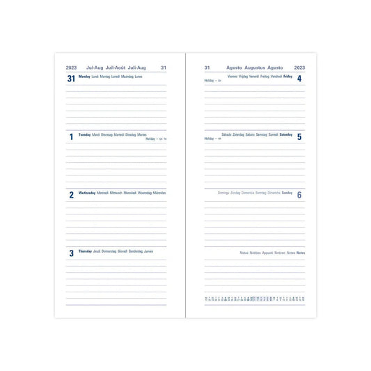 Letts Agenda Paisley Slim Semaine sur 2 Pages-Agenda-Letts-Papeterie du Dôme