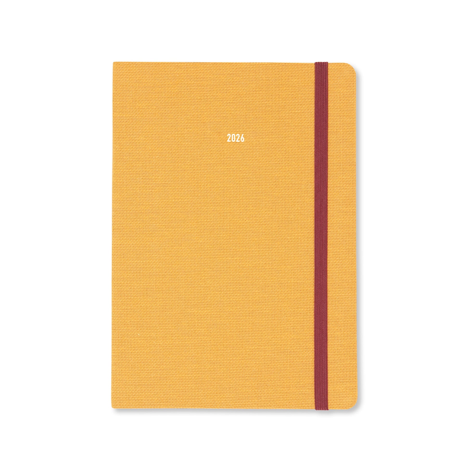 Letts Agenda Raw A5 Semainier-Agenda-Letts-2026-Mustard-Papeterie du Dôme