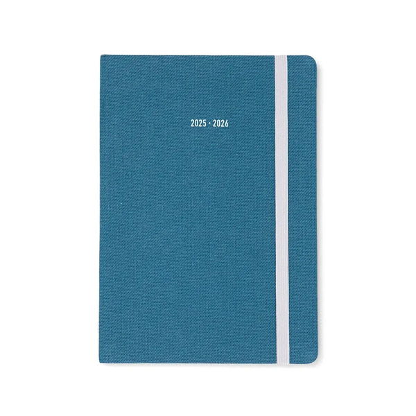 Letts Agenda Raw A5 Semainier Académique-Agenda-Letts-2025-2026-Teal-Papeterie du Dôme