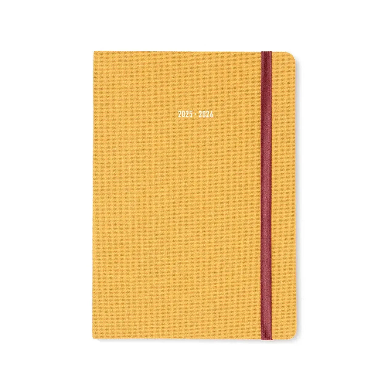 Letts Agenda Raw A5 Semainier Académique-Agenda-Letts-2025-2026-Mustard-Papeterie du Dôme