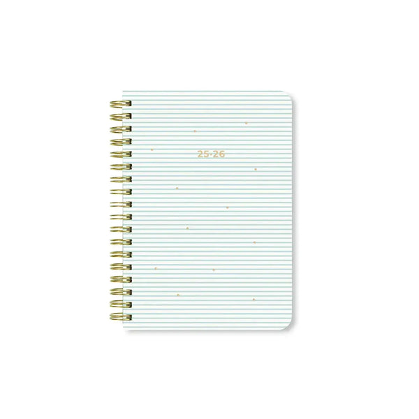 Letts Agenda Stripes A6 Semainier Académique-Agenda-Letts-2025-2026-Sky-Papeterie du Dôme