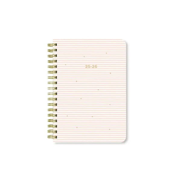 Letts Agenda Stripes A6 Semainier Académique-Agenda-Letts-2025-2026-Pink-Papeterie du Dôme