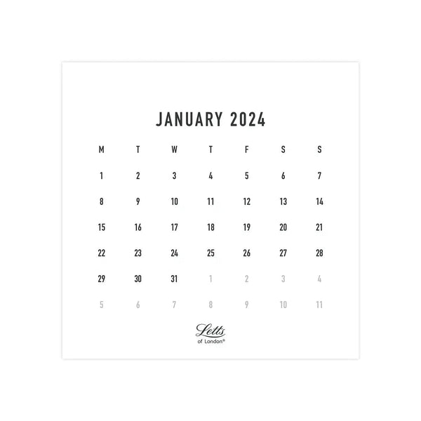Letts Calendrier de Bureau Conscious-Calendrier-Letts-Papeterie du Dôme