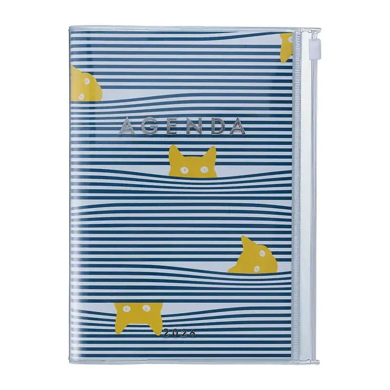 MARK'S Agenda A6 Cats-Agenda-Mark's-2025-2026-Navy-Papeterie du Dôme