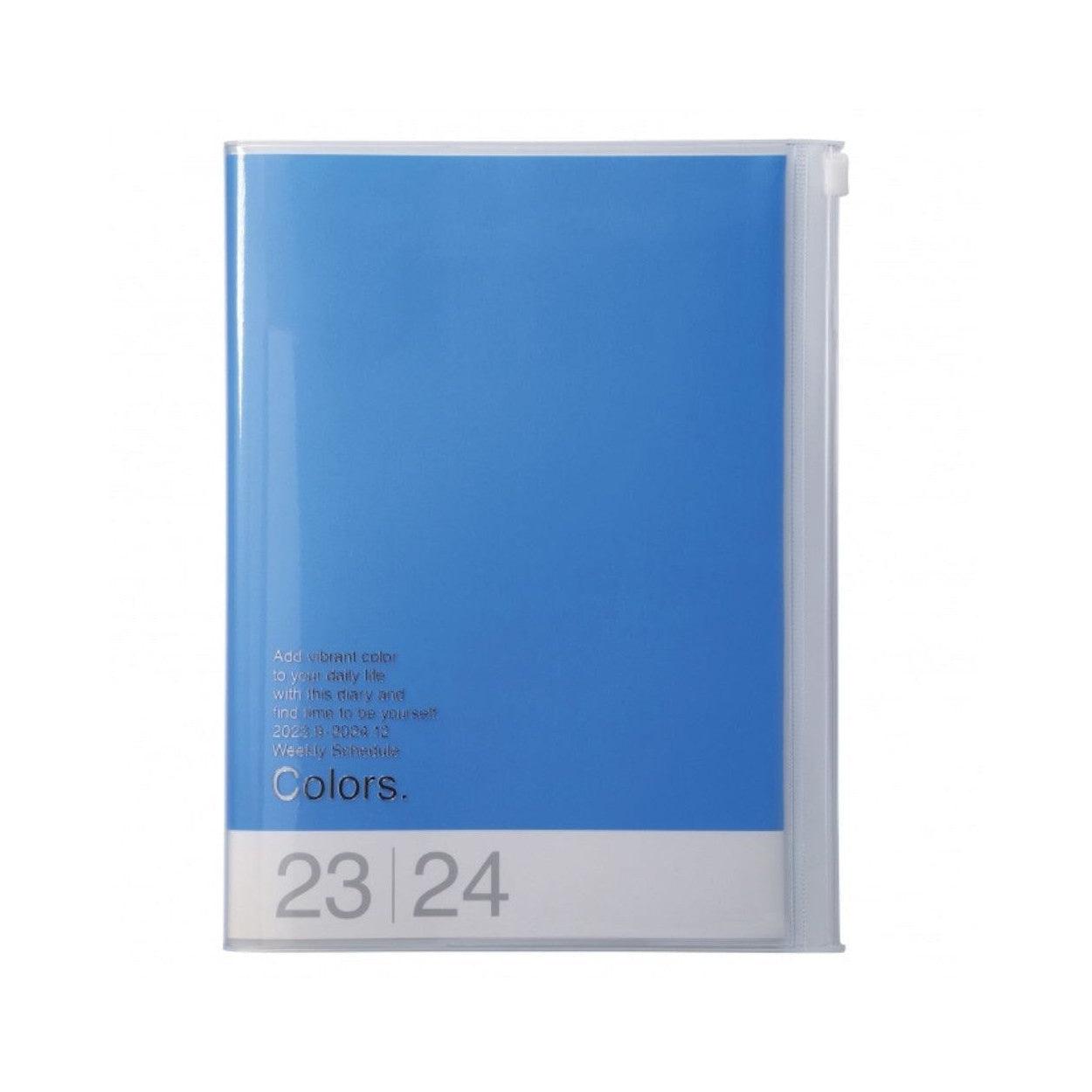 MARK'S Agenda A6 Colors-Agenda-Mark's Europe-2023-2024-Bleu-Papeterie du Dôme