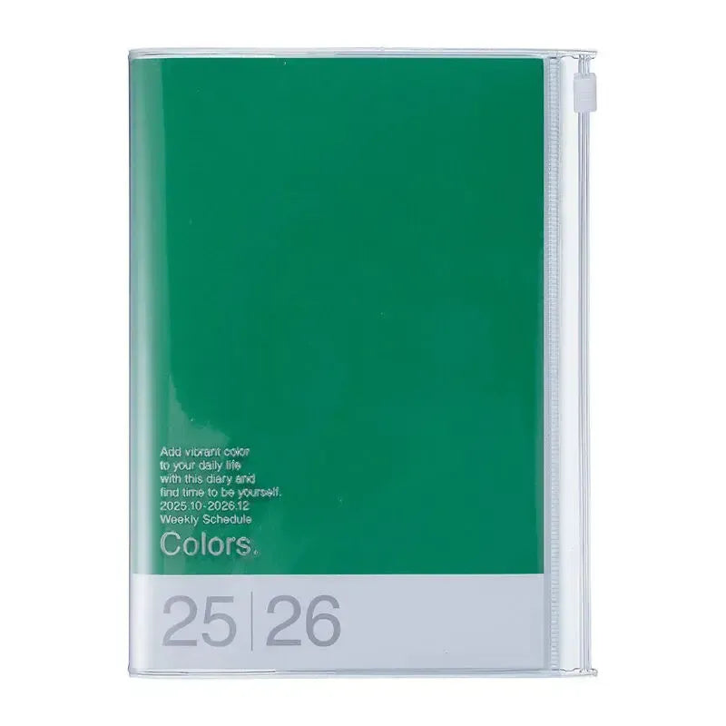 MARK'S Agenda B6 Colors-Agenda-Mark's-2025-2026-Vert-Papeterie du Dôme