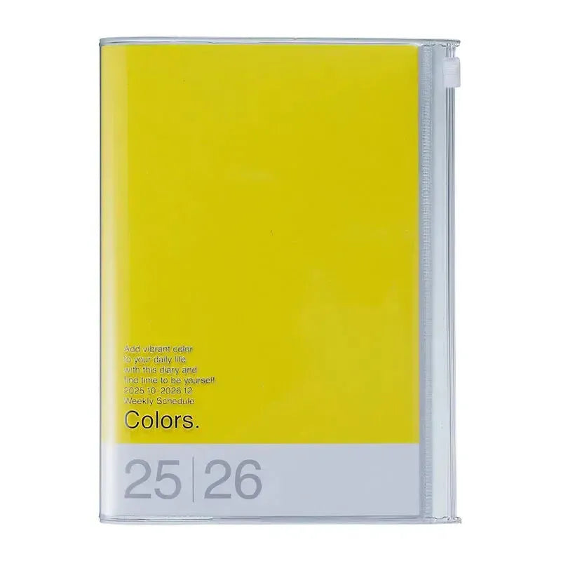 MARK'S Agenda B6 Colors-Agenda-Mark's-2025-2026-Jaune-Papeterie du Dôme