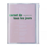 MARK'S Carnet A6 Zipper Days-Carnet-Mark's-Rose-Papeterie du Dôme