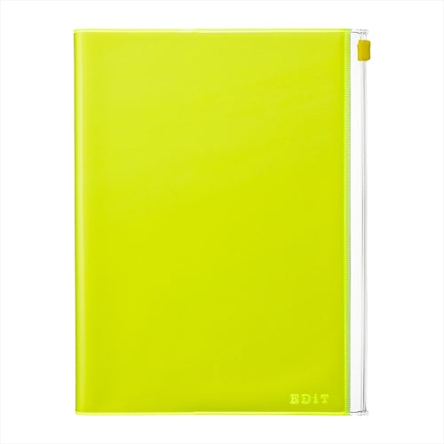 MARK'S EDiT Carnet A5 Pochette-Carnet-Mark's-Jaune Fluo-Papeterie du Dôme