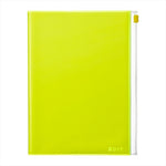 MARK'S EDiT Carnet A5 Pochette-Carnet-Mark's-Jaune Fluo-Papeterie du Dôme