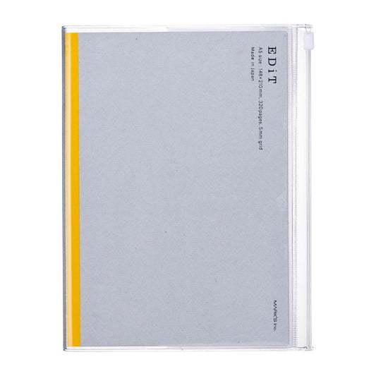 MARK'S EDiT Carnet A5 Pochette-Carnet-Mark's Europe-Transparent-Papeterie du Dôme