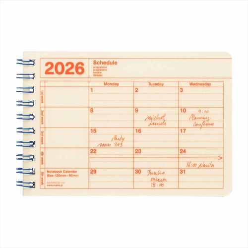 MARK'S Notebook Calendar-Calendrier-Mark's-2026-Extra Small-Ivoire-Papeterie du Dôme