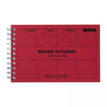 MARK'S Planning Hebdomadaire Dayfree-Calendrier-Mark's-Rouge-Papeterie du Dôme