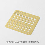 MDR Calendar Template-Règle-Midori-Papeterie du Dôme