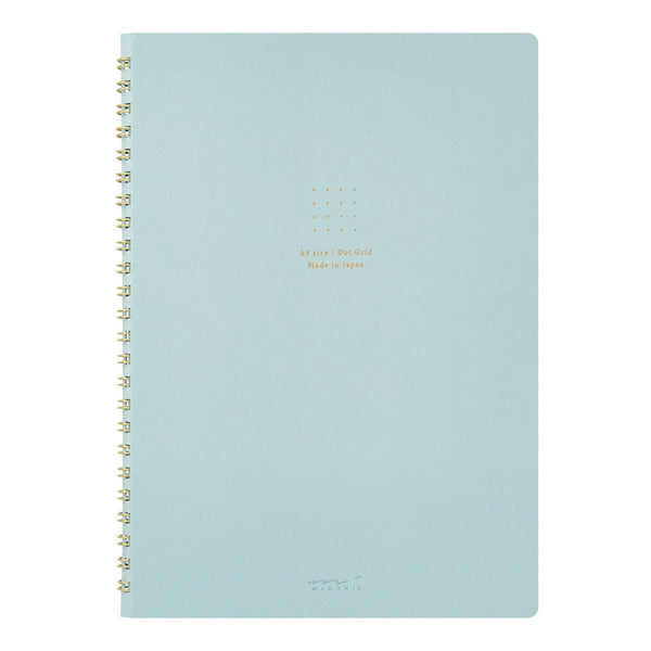 MDR Carnet A5 Spirale Dot-Carnet-Midori-Bleu-Papeterie du Dôme