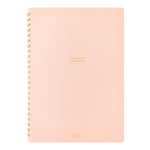 MDR Carnet A5 Spirale Dot-Carnet-Midori-Rose-Papeterie du Dôme