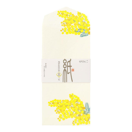 MDR Enveloppes Japonaises Fleuries-Correspondance-Midori-Papeterie du Dôme