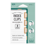MDR Index Clip-Sticker-Midori-Bronze-Papeterie du Dôme