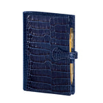 MGN Agenda Organiseur SK12 Croco Savannah Patte Mignon-Mignon-Bleu marine-Papeterie du Dôme