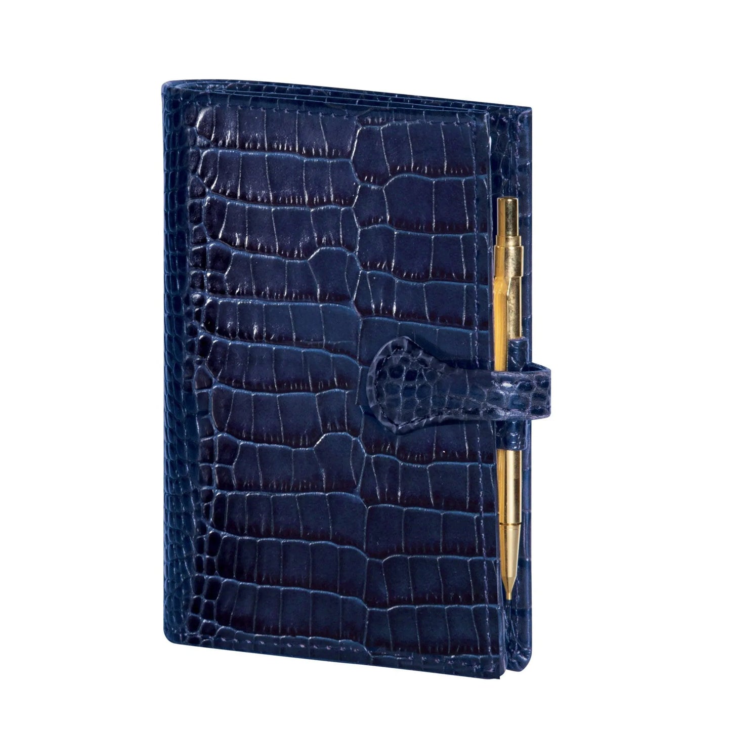 MGN Agenda Organiseur SK12 Croco Savannah Patte Mignon-Mignon-Bleu marine-Papeterie du Dôme