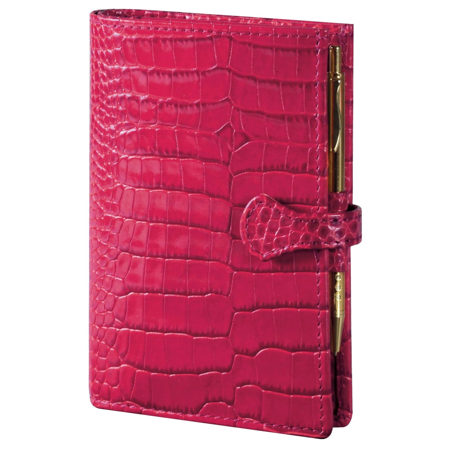 MGN Agenda Organiseur SK12 Croco Savannah Patte Mignon-Mignon-Framboise-Papeterie du Dôme