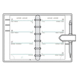 MGN Agenda Organiseur SK12 Croco Savannah Patte Mignon-Mignon-Papeterie du Dôme