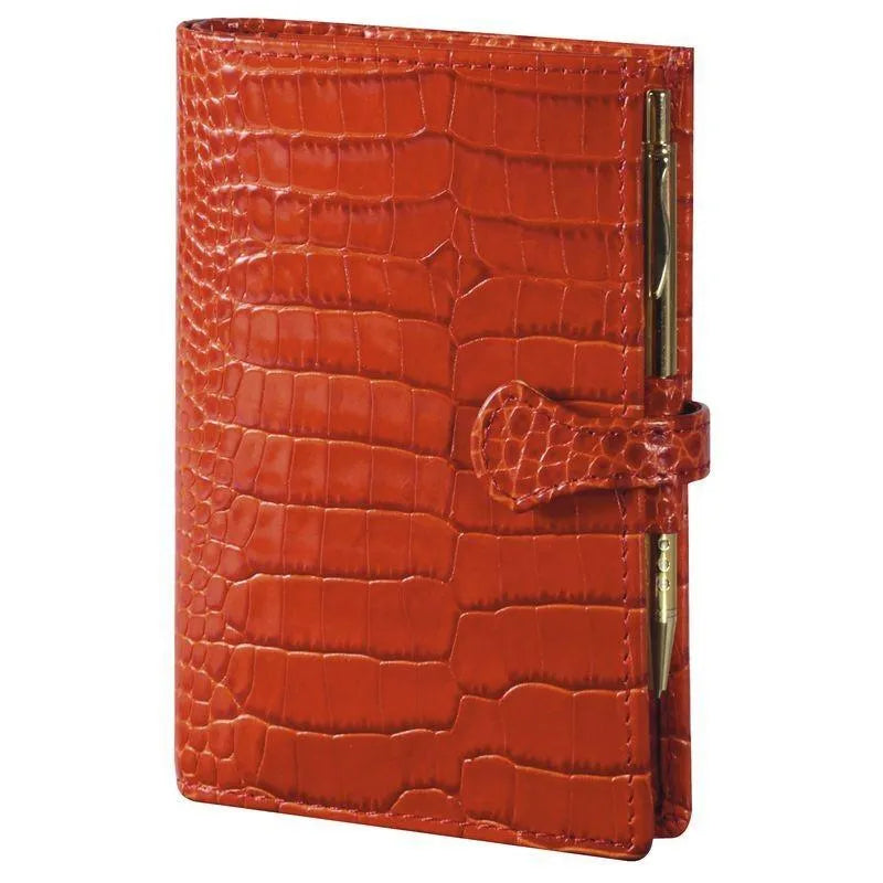MGN Agenda Organiseur SK12 Croco Savannah Patte Mignon-Mignon-Orange-Papeterie du Dôme