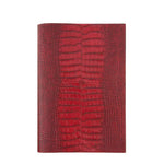 MGN Carnet Notes Ligné A22 Croco Savannah Mignon-Mignon-Rouge-Papeterie du Dôme