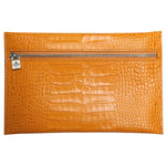 MGN Pochette Plate Zippée Savannah Mignon-Mignon-Safran-Papeterie du Dôme