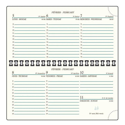 MGN Recharge Agenda IS16R à L'Italienne Mignon-Recharge Agenda-Mignon-Papeterie du Dôme