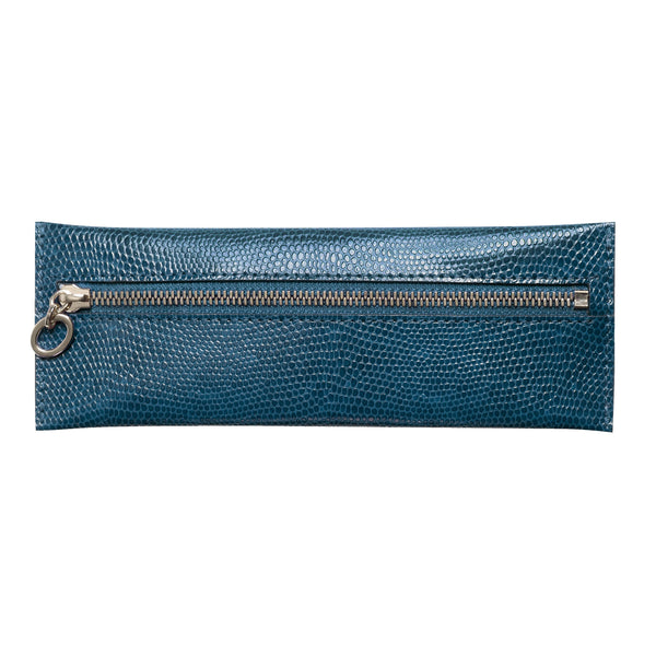 MGN Trousse Plate Zip Borneo Mignon-Trousse-Mignon-Bleu canard-Papeterie du Dôme