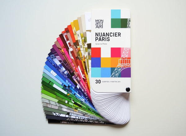 MPA Nuancier Paris - 30 Cartes Postales-Papeterie-Mon Petit Art-Papeterie du Dôme