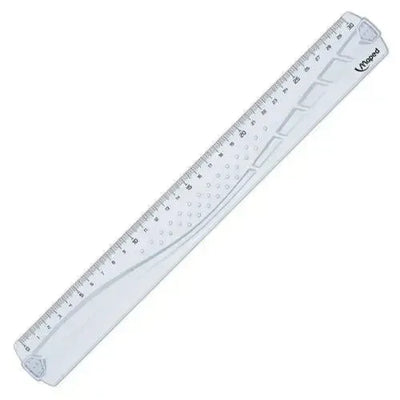 MPD Règle Plate 30cm Géométrique Transparente-Règle-Maped-Papeterie du Dôme