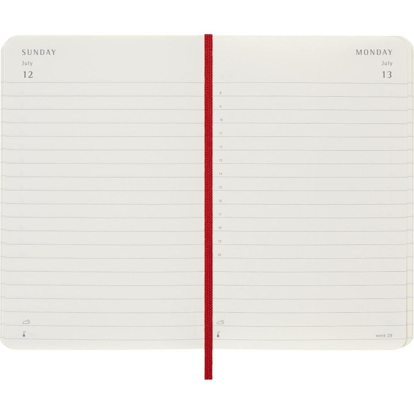 MSK Agenda Journalier Souple 12 mois-Agenda-Moleskine-Papeterie du Dôme